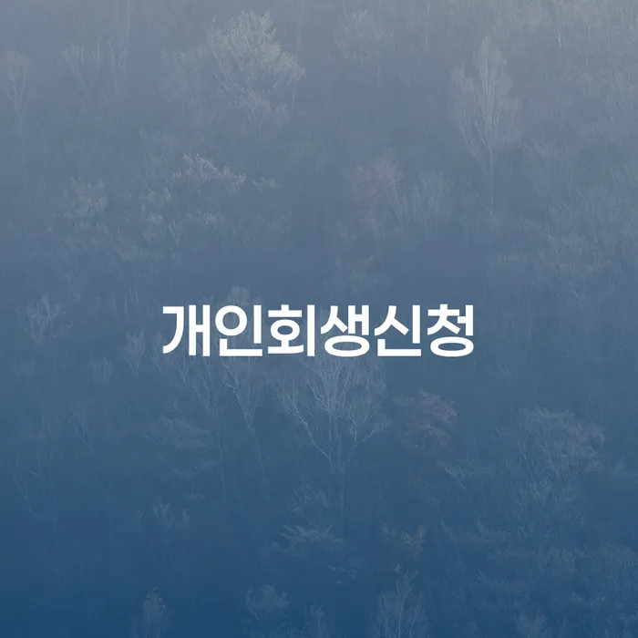 시흥1동 개인회생신청 절차와 성공사례를 통한 경제적 위기 극복