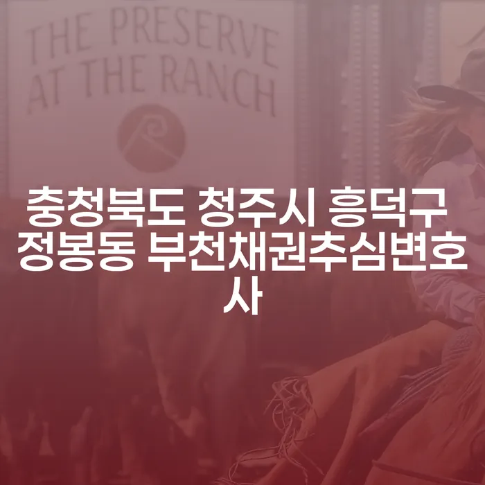 충청북도 청주시 흥덕구 정봉동에서 채권추심 변호사를 찾고 계신가요?